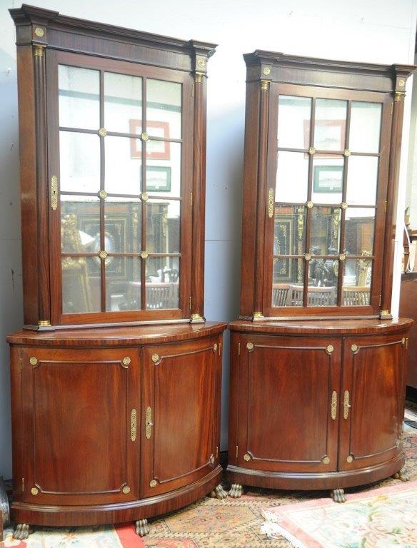 Regency Mirror Doored Cabinets